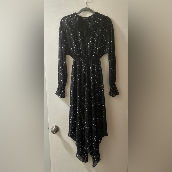 printed mesh rhinestone midi dress self portrait Gunmetal Rhinestone Mesh Midi Dress – self-portrait
